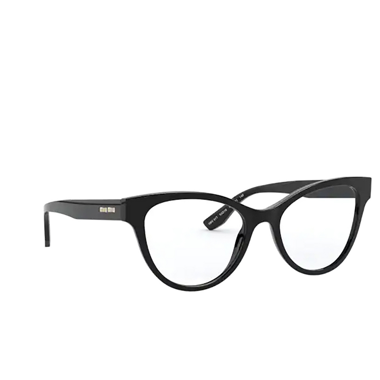 Miu Miu MU 01TV Eyeglasses 1ab1o1 black - 2/4