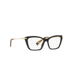 Miu Miu MU 01UV Korrektionsbrillen 1AB1O1 black - Produkt-Miniaturansicht 2/3