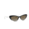 Miu Miu MU 01VS Sunglasses 1140A7 black gradient - product thumbnail 2/3