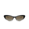 Miu Miu MU 01VS Sunglasses 1140A7 black gradient - product thumbnail 1/3