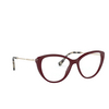 Miu Miu MU 02SV Eyeglasses USH1O1 bordeaux - product thumbnail 2/3
