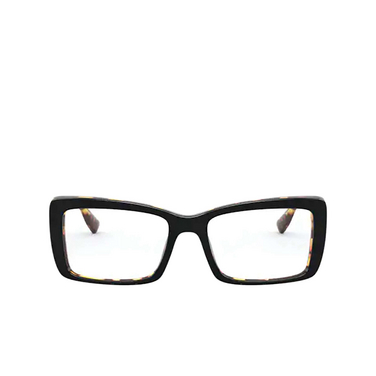 Miu Miu MU 03SV Eyeglasses 3891O1 top black / light havana - front view