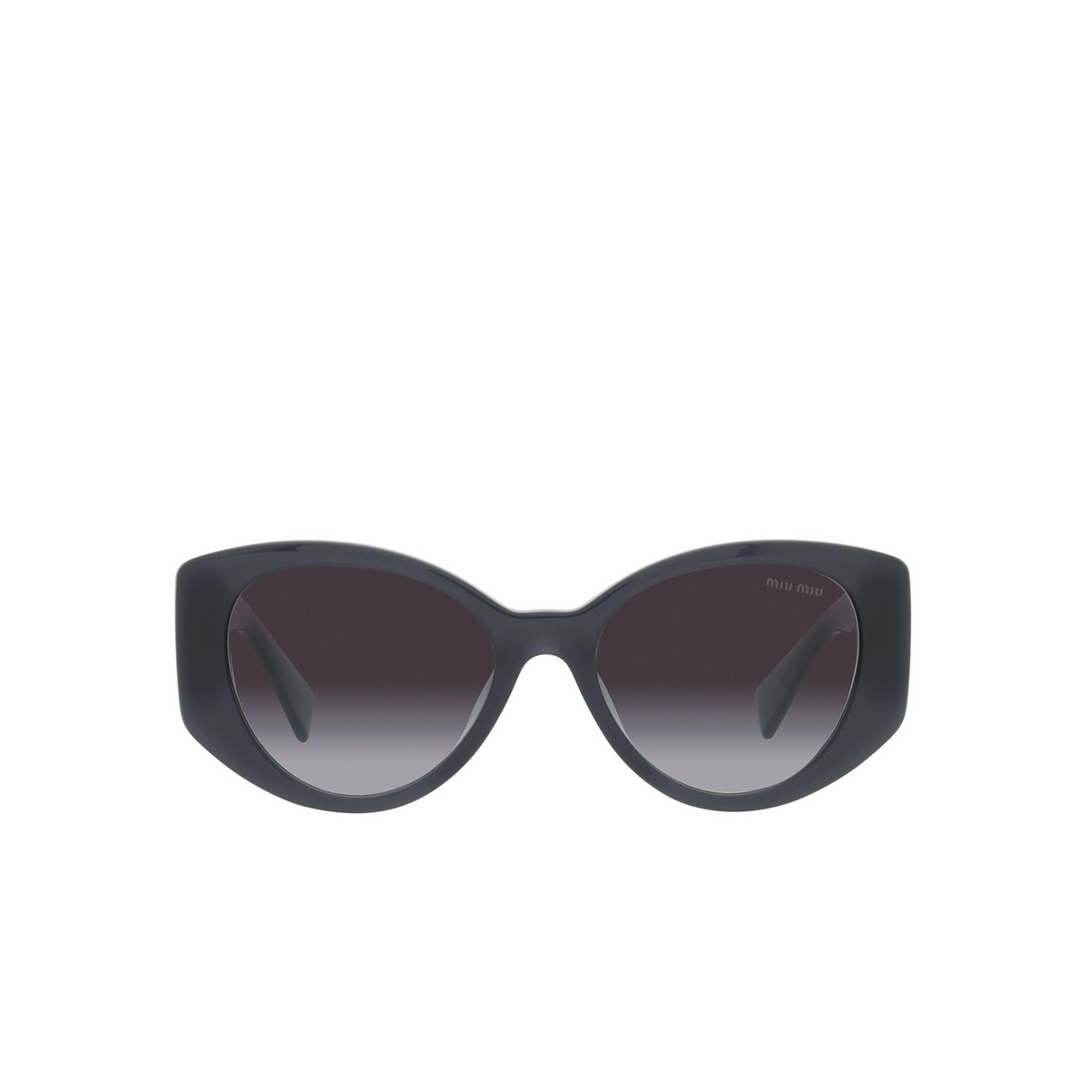 Miu Miu® Cat-eye Sunglasses: MU 03WS color Grey Opal 06U5D1 - front view.