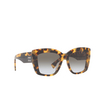 Miu Miu MU 04WS Sunglasses 7S00A7 light havana - product thumbnail 2/3