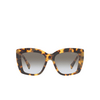 Miu Miu MU 04WS Sunglasses 7S00A7 light havana - product thumbnail 1/3