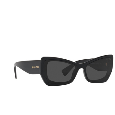 Miu Miu MU 07XS Sunglasses 03i5s0 crystal black - three-quarters view