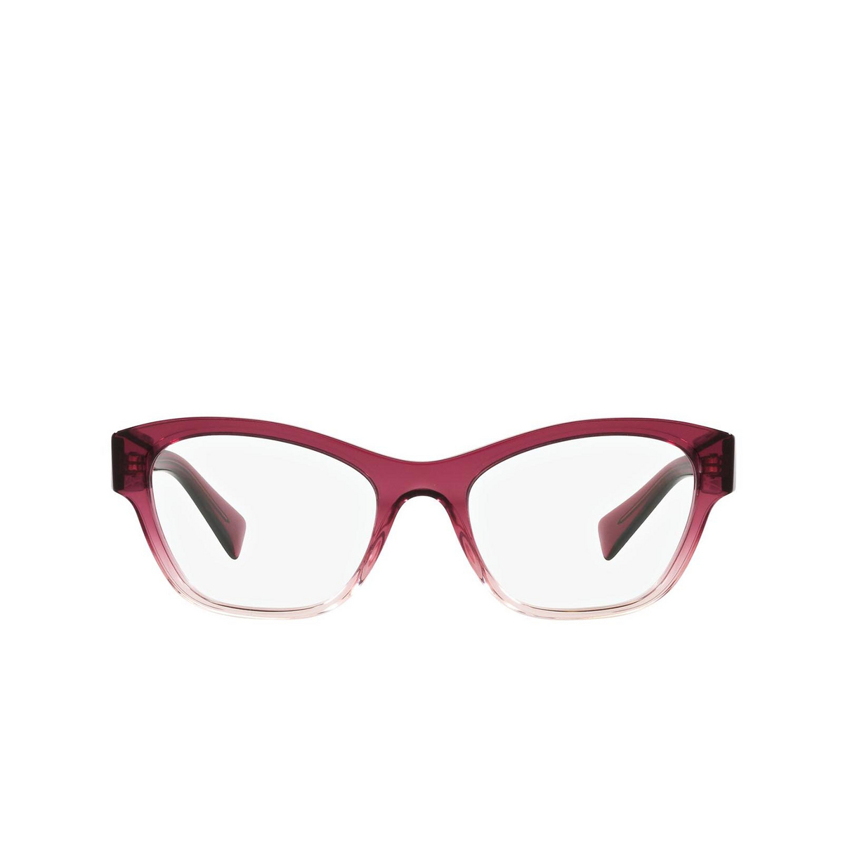 Miu Miu® Irregular Eyeglasses: MU 08TV color Gradient Bordeaux 04T1O1 - front view.