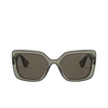 Miu Miu MU 09VS Sunglasses 08H5S2 black transparent - product thumbnail 1/3