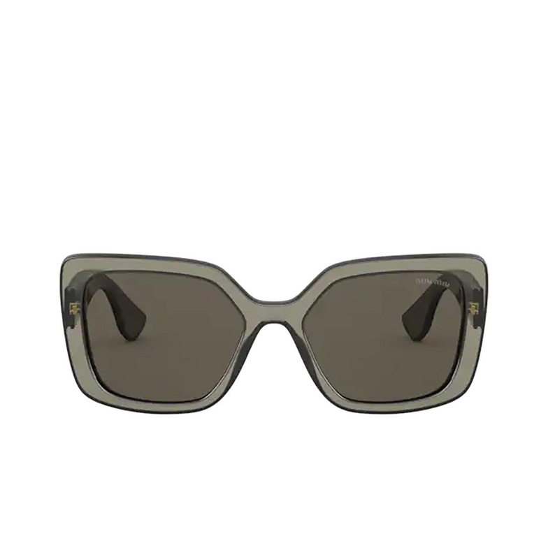Miu Miu MU 09VS Sunglasses 08H5S2 black transparent - 1/3