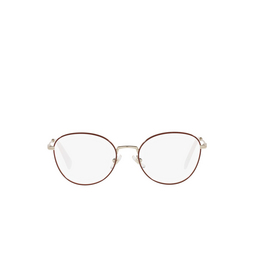 Miu Miu® Cat-eye Eyeglasses: MU 50UV color Bordeaux 09X1O1.