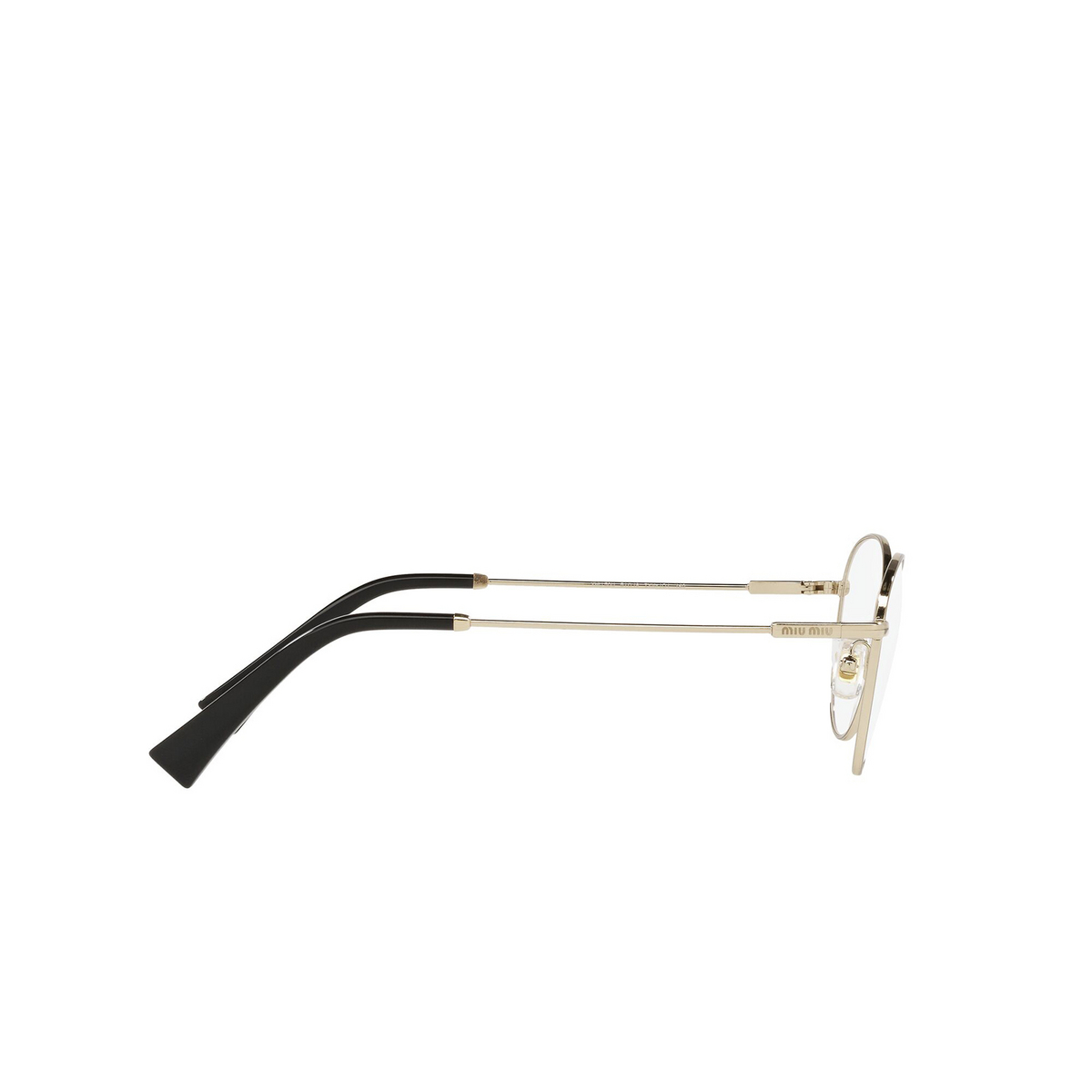 Miu Miu MU 50UV Eyeglasses ZVN1O1 Pale Gold - product thumbnail 3/4