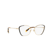 Miu Miu® Butterfly Eyeglasses: MU 51UV color Black AAV1O1 - product thumbnail 2/3.