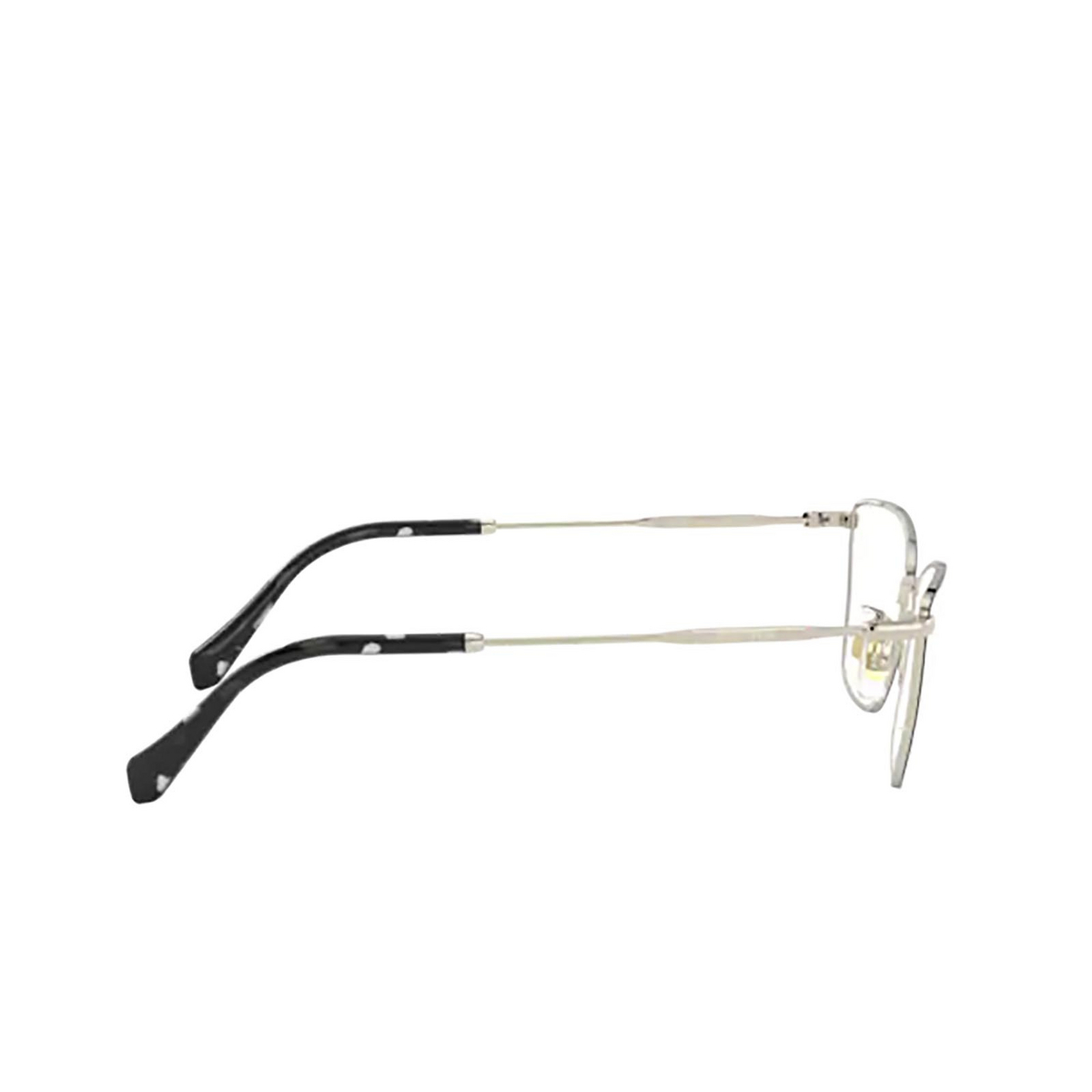 Miu Miu® Cat-eye Eyeglasses: MU 52SV color Pale Gold / Black AAV1O1 - product thumbnail 3/3.