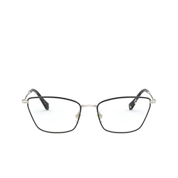 Miu Miu® Cat-eye Eyeglasses: MU 52SV color Pale Gold / Black AAV1O1.