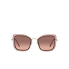 Miu Miu MU 55VS Sunglasses 01I0A5 pink - product thumbnail 1/3