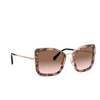 Miu Miu MU 55VS Sunglasses 07D0A6 havana pink - product thumbnail 2/3