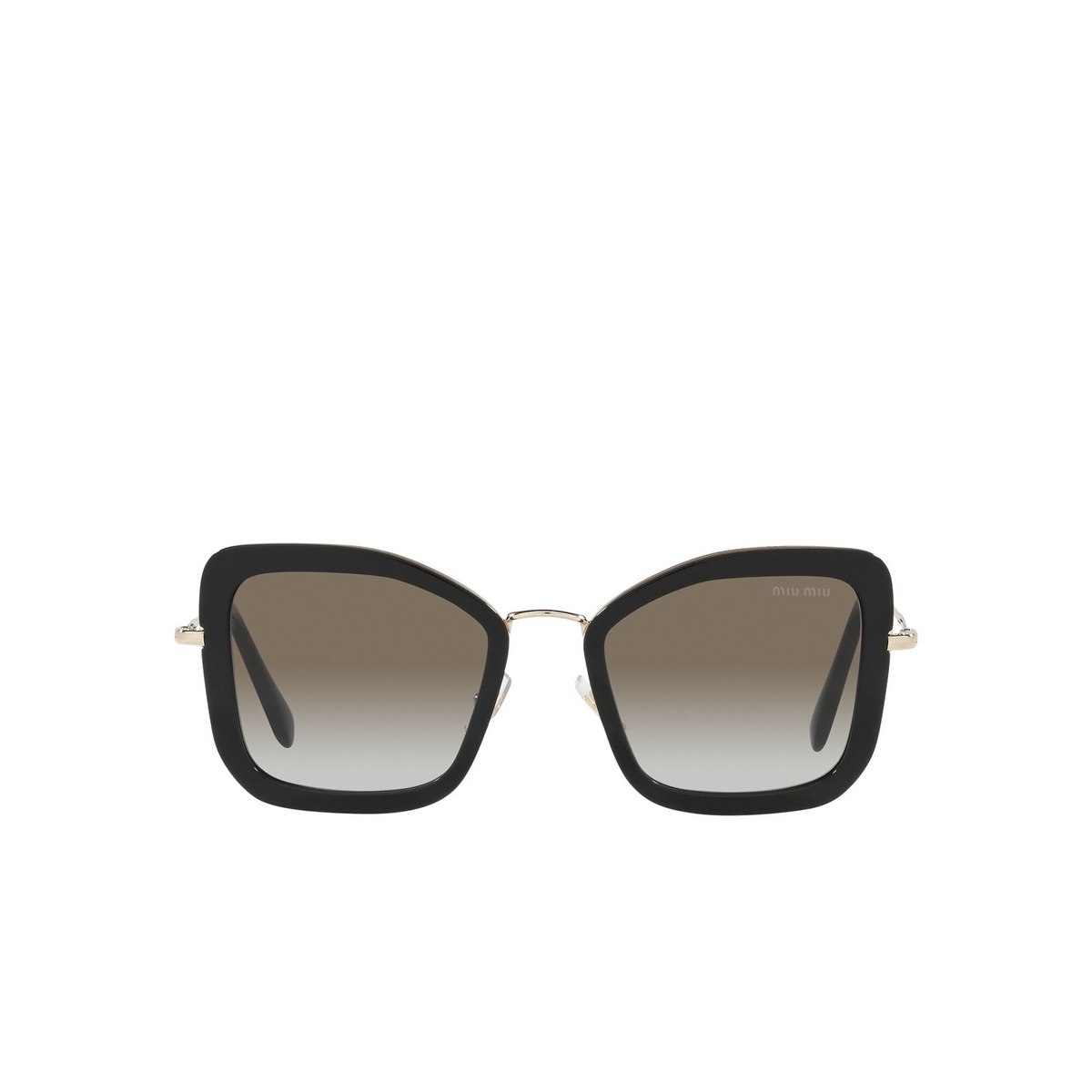 Miu Miu MU 55VS Sunglasses 1AB0A7 Black - front view