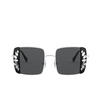 Miu Miu MU 56VS Sunglasses 01E5S0 silver / black - product thumbnail 1/3