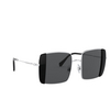 Miu Miu MU 56VS Sunglasses 1AB5S0 silver / black - product thumbnail 2/3
