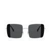 Miu Miu MU 56VS Sunglasses 1AB5S0 silver / black - product thumbnail 1/3