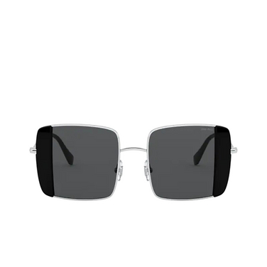 Miu Miu MU 56VS Sunglasses 1AB5S0 silver / black - front view