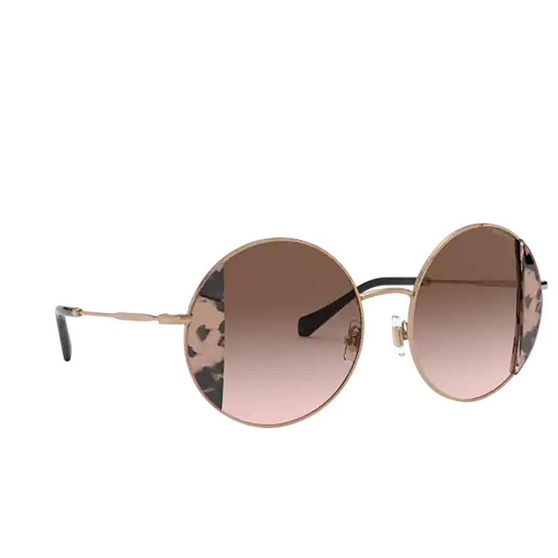 Miu Miu MU 57VS Sunglasses 07D0A6 pink havana / pink gold - 2/3