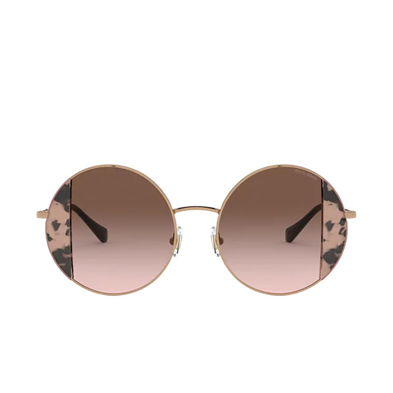 Miu Miu MU 57VS Sunglasses 07D0A6 pink havana / pink gold - 1/3