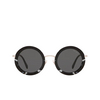 Miu Miu MU 59US Sunglasses PC75S0 havana black / white - product thumbnail 1/3
