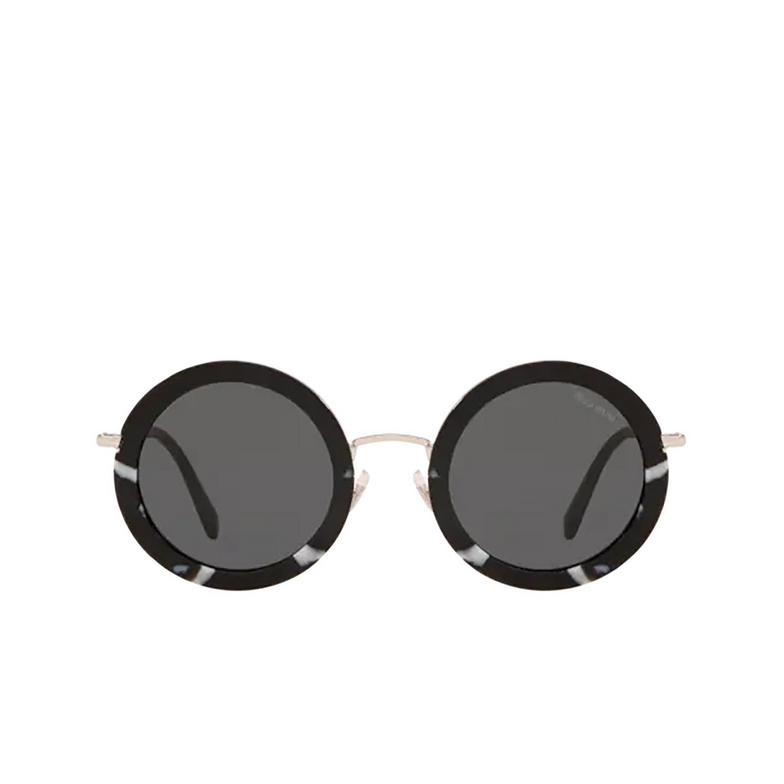Miu Miu MU 59US Sunglasses PC75S0 havana black / white - 1/3