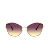Miu Miu MU 60VS Sunglasses 5AK09B gold - product thumbnail 1/3