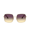 Miu Miu MU 61VS Sunglasses 5AK09B gold - product thumbnail 1/3