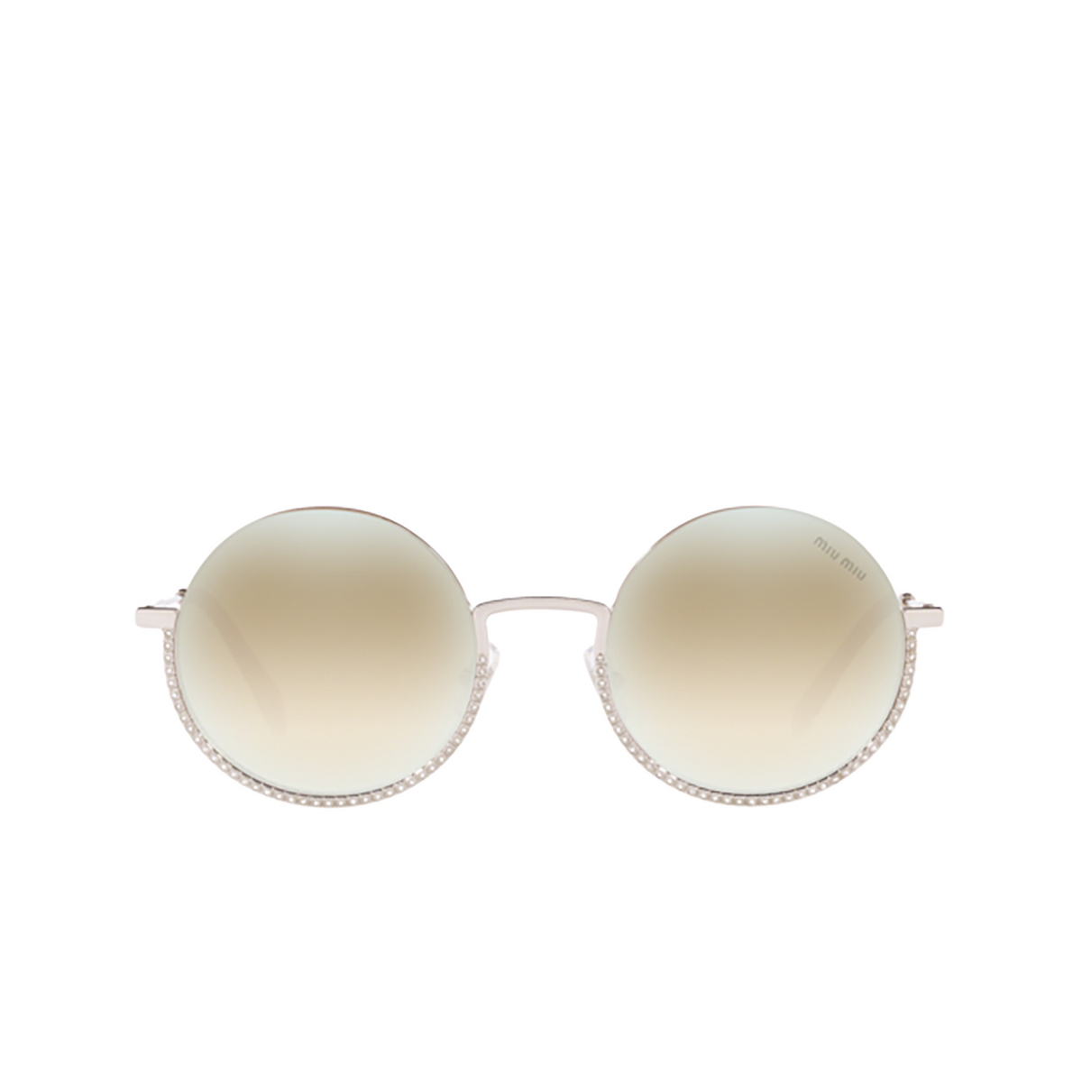 Miu Miu MU 69US Sunglasses 1BC168 SILVER - front view