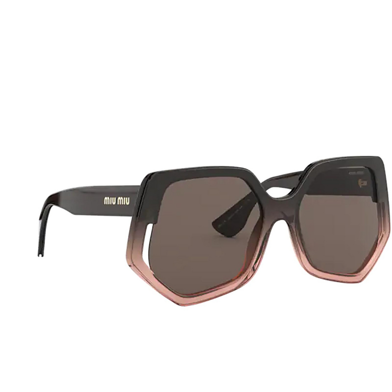 Miu Miu SPECIAL PROJECT Sunglasses 02D06B brown gradient transparent - 2/3