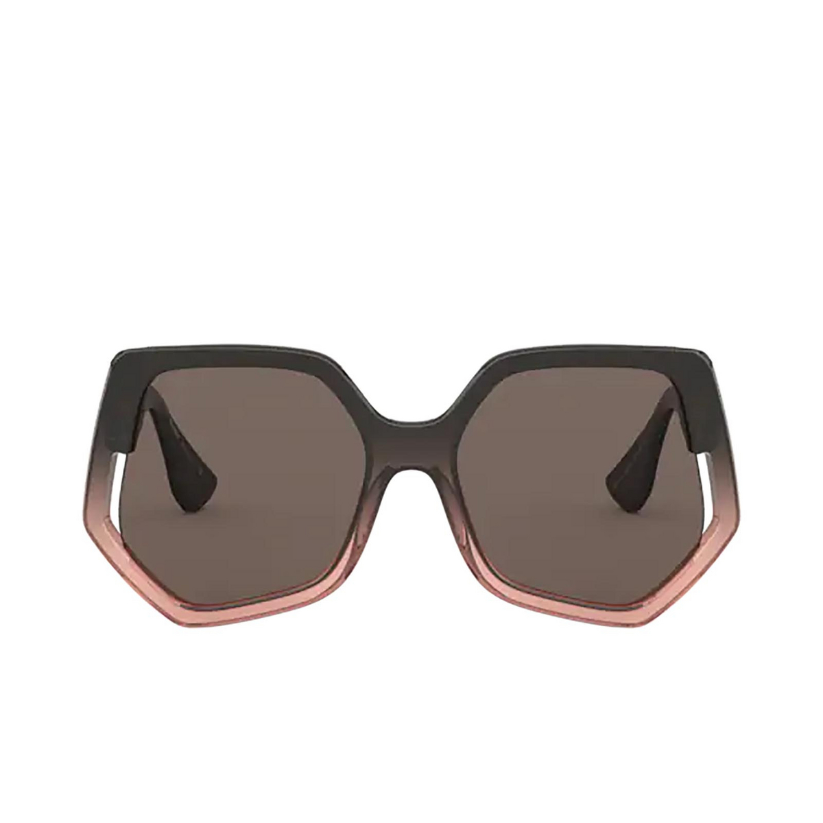 Miu Miu SPECIAL PROJECT Sunglasses 02D06B BROWN GRADIENT TRANSPARENT - front view