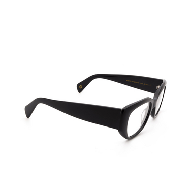 Moscot ARBITA Eyeglasses BLACK - three-quarters view