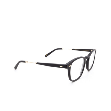 Moscot GENUG Korrektionsbrillen MATTE BLACK / GOLD - Dreiviertelansicht