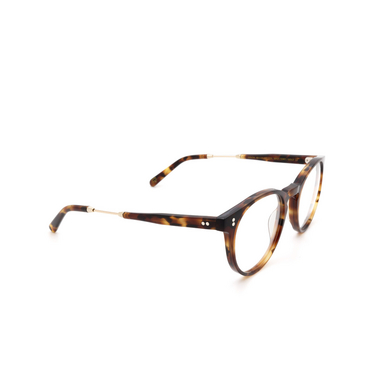 Moscot GOLDA Eyeglasses SPOT TORTOISE / GOLD - three-quarters view