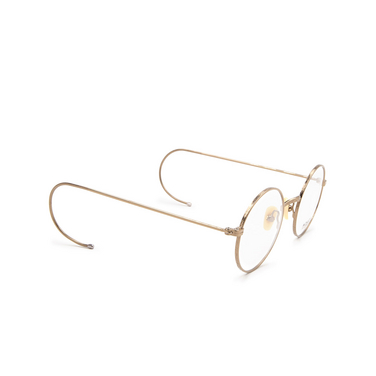 Lunettes de vue Moscot HAMISH ANTIQUE GOLD - Vue trois quarts