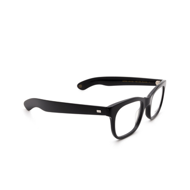 Moscot HITSIK Eyeglasses BLACK - three-quarters view