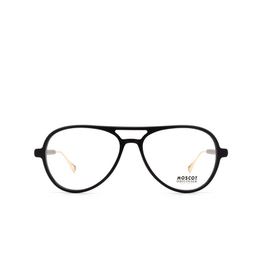 Moscot KORVA-TT Eyeglasses MATTE BLACK / GOLD - front view