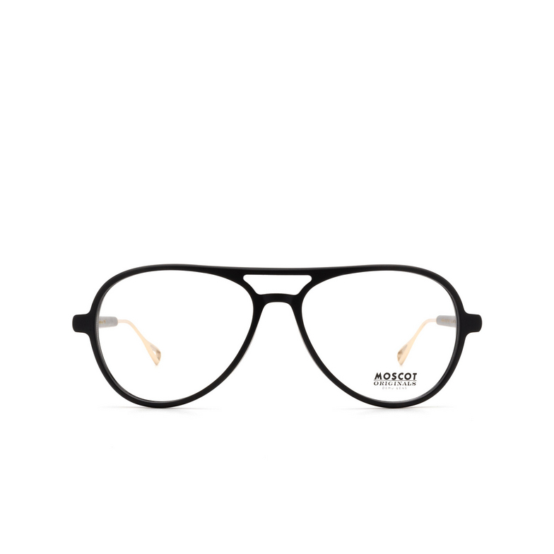 Moscot KORVA-TT Eyeglasses MATTE BLACK / GOLD - 1/3