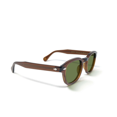 Lunettes de vue Moscot LEMTOSH BROWN - Vue trois quarts