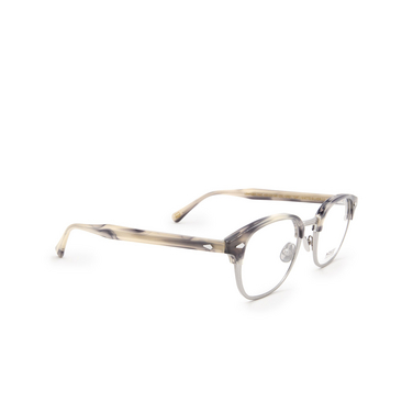 Gafas graduadas Moscot LEMTOSH MAC GREY TORTOISE / MATTE SILVER - Vista tres cuartos