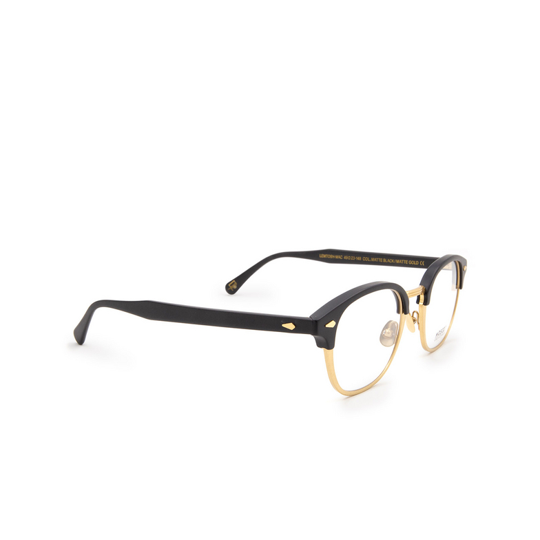Gafas graduadas Moscot LEMTOSH MAC MATTE BLACK / GOLD - 2/3
