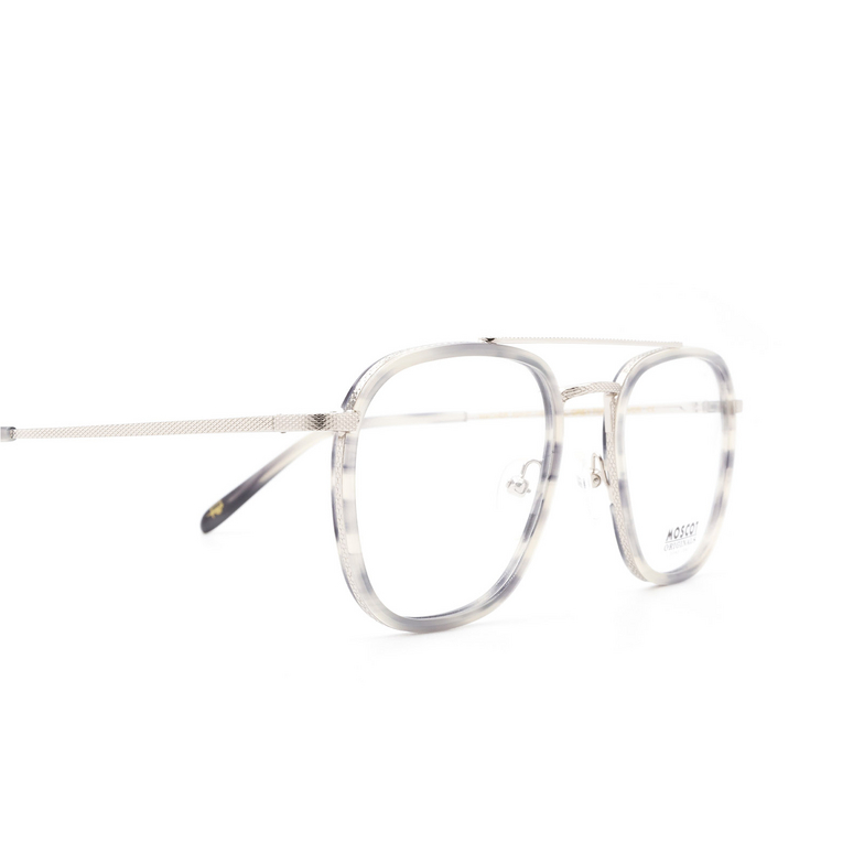 Moscot MACHER Eyeglasses GREY TORTOISE/SILVER - 3/3
