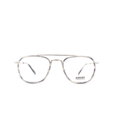 Moscot MACHER Eyeglasses GREY TORTOISE/SILVER - front view