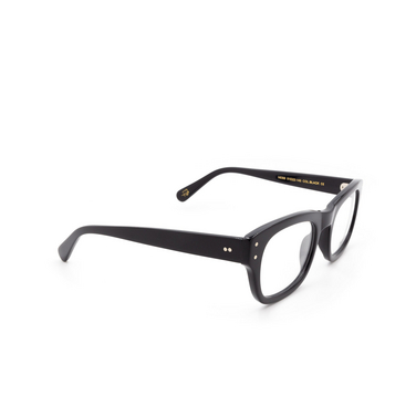 Moscot NEBB Eyeglasses BLACK - three-quarters view