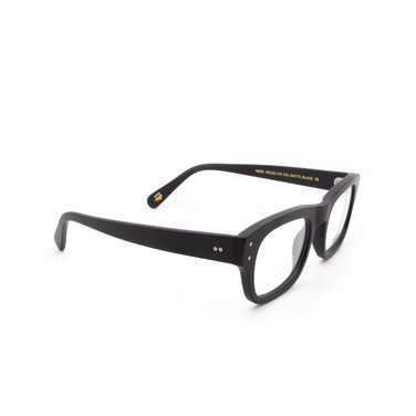 Moscot NEBB Eyeglasses MATTE BLACK - three-quarters view
