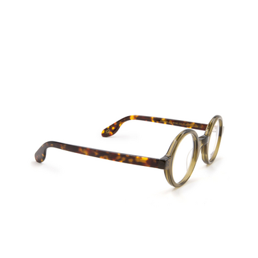 Gafas graduadas Moscot ZOLMAN OLIVE / TORTOISE - Vista tres cuartos