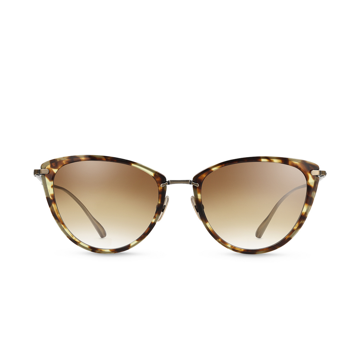 Mr. Leight® Butterfly Sunglasses: Beverly S color Tort-atg/wbg - front view.